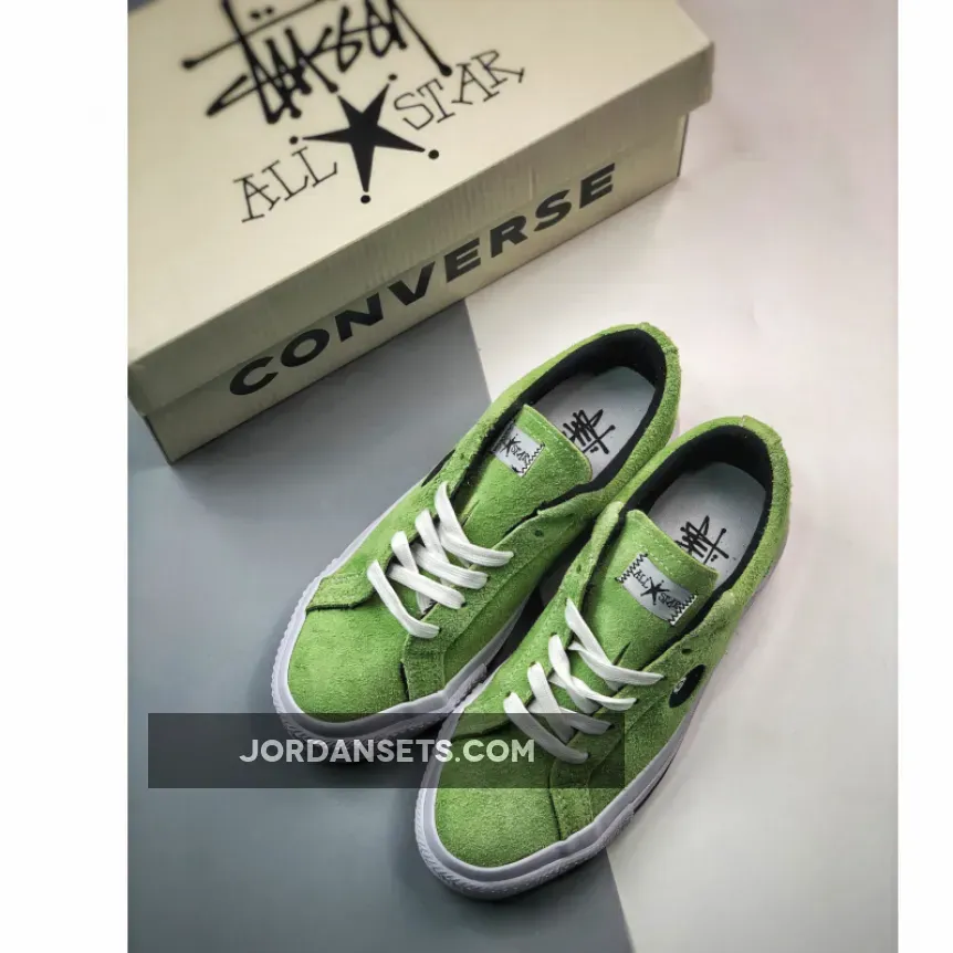 Stussy x Converse One Star 8 Ball Green A03712C stars converse