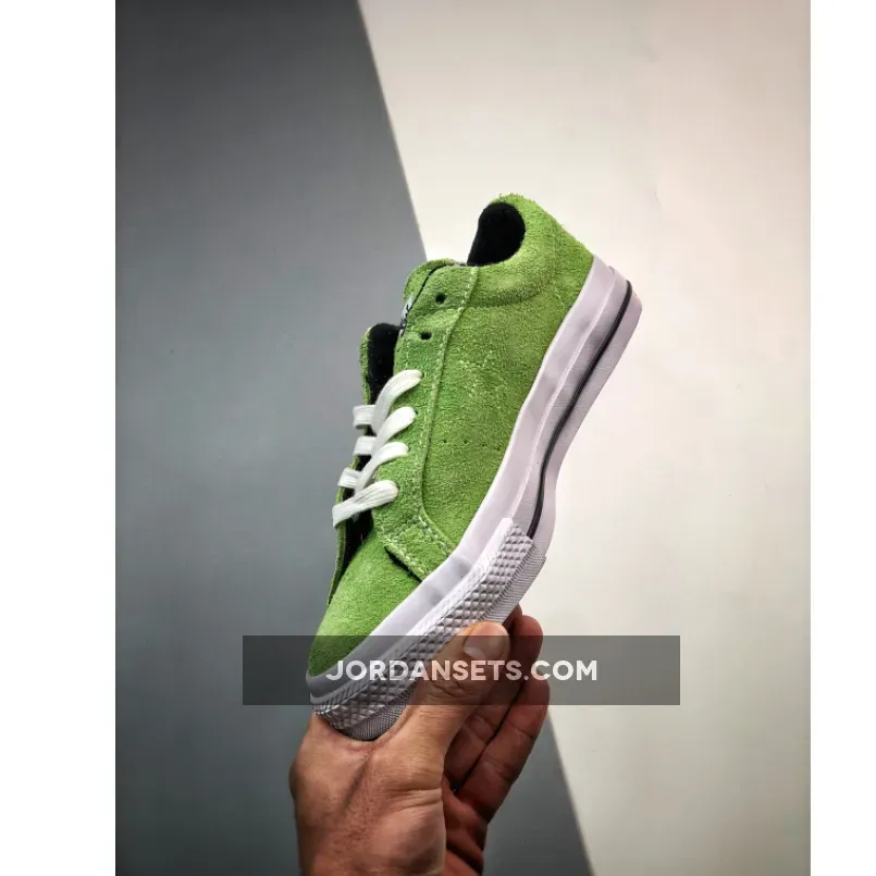 Stussy x Converse One Star 8 Ball Green A03712C stars converse