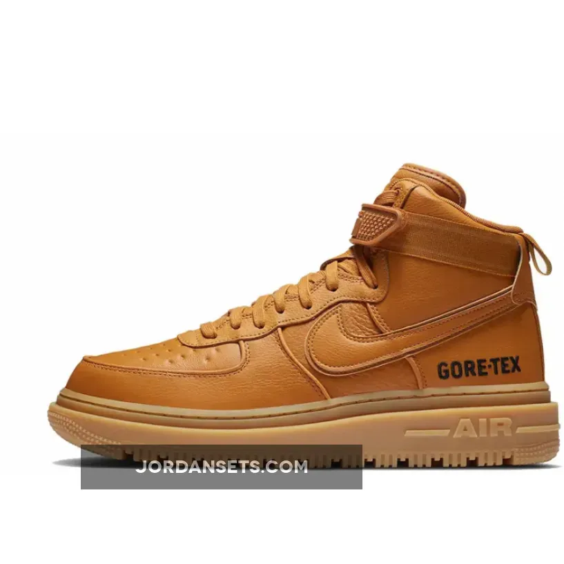 Nike Air Force 1 High GORE-TEX 'Wheat' #air force 1 gore tex boots