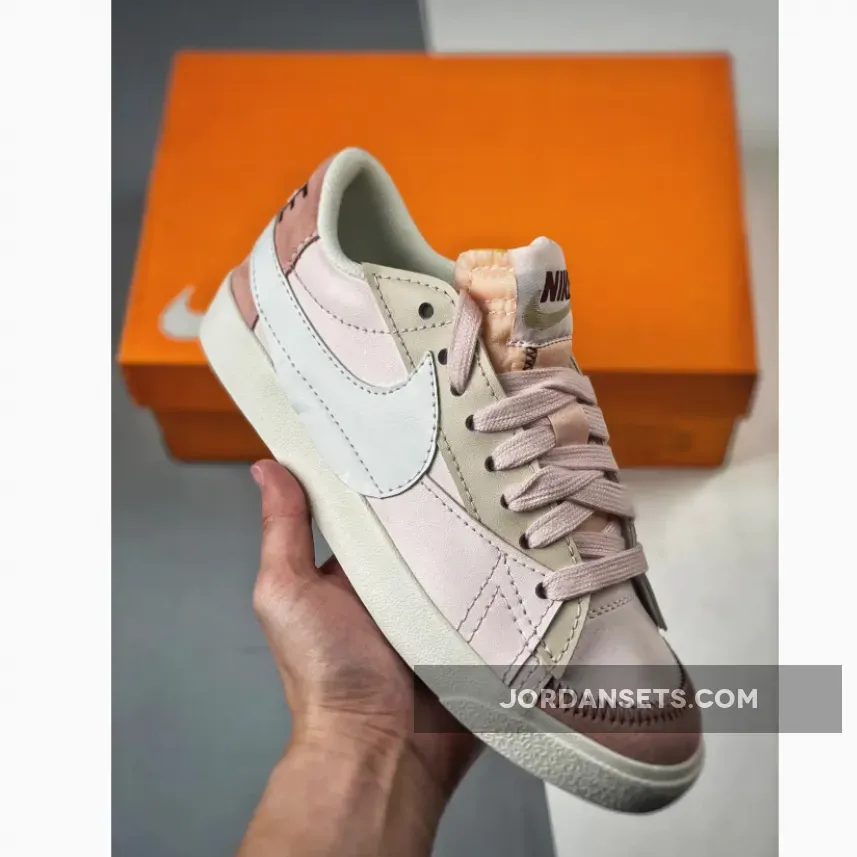 Online Nike Blazer Low Jumbo Pink White DQ1470-601