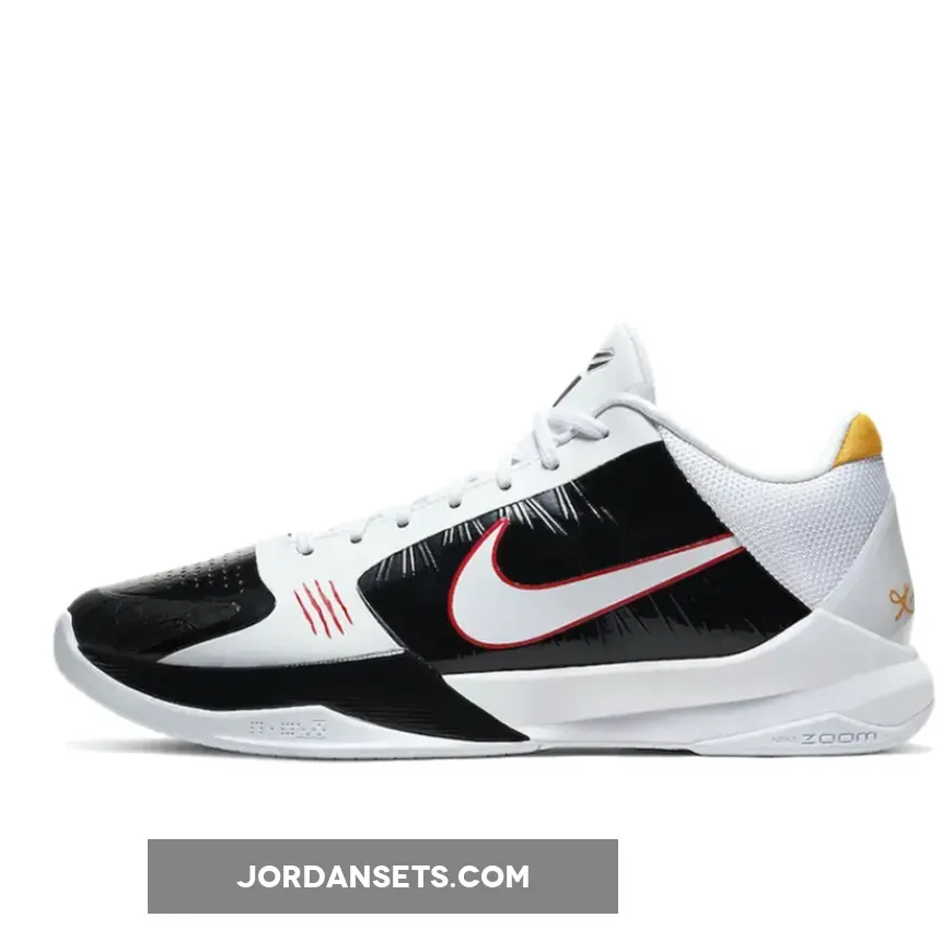 Nike Zoom Kobe 5 Protro 'Bruce Lee Alt' White/Black/Comet Red/White kobe bruce lee alternate