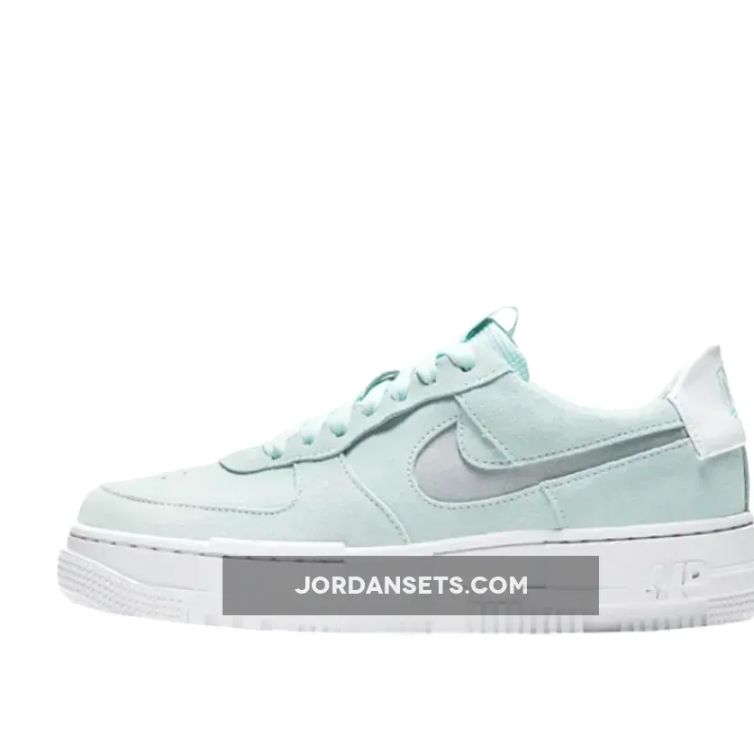 Nike Air Force 1 Pixel Glacier Ice Blue For Womens DH3855-400 nike wmns air force 1 pixel