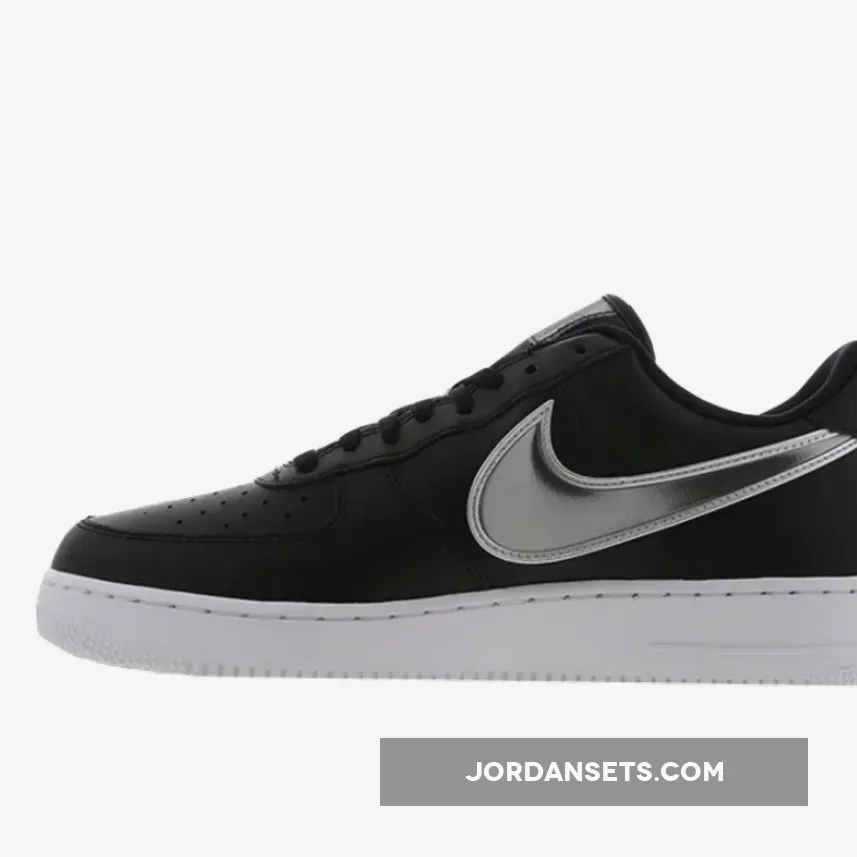 Nike Air Force 1 Low Black Grey Obsidian AO2441-003 air force 1 oversized swoosh