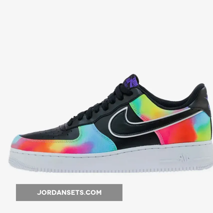 Nike Air Force 1 Tie Dye Black WMNS CK0840-001 Online