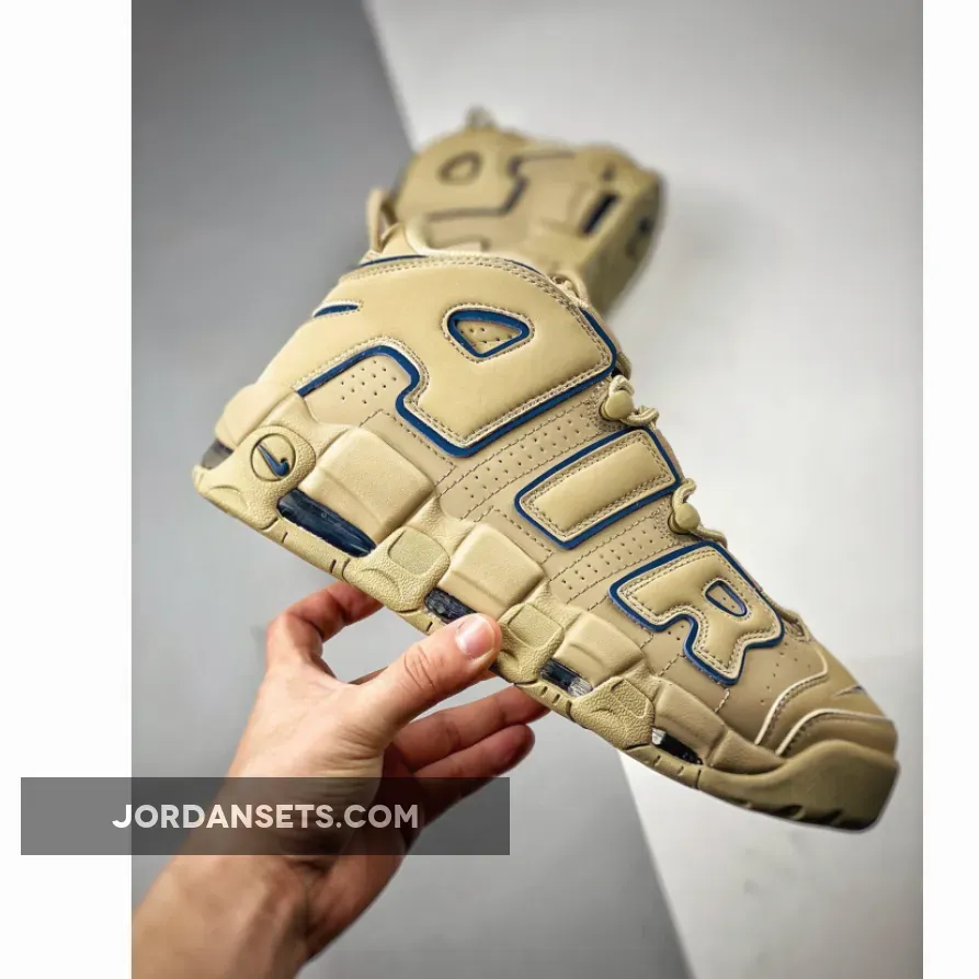 Nike Air More Uptempo Limestone/Valerian Blue / blue uptempo