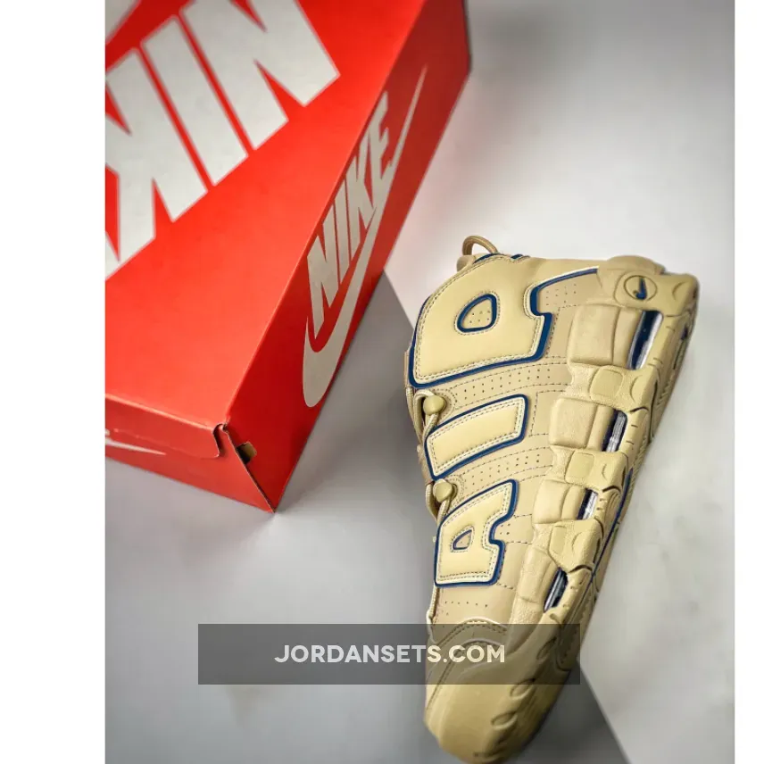 Nike Air More Uptempo Limestone/Valerian Blue / blue uptempo