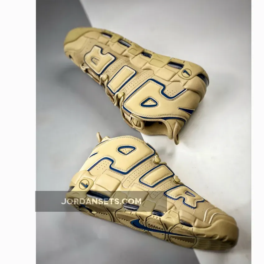 Nike Air More Uptempo Limestone/Valerian Blue / blue uptempo