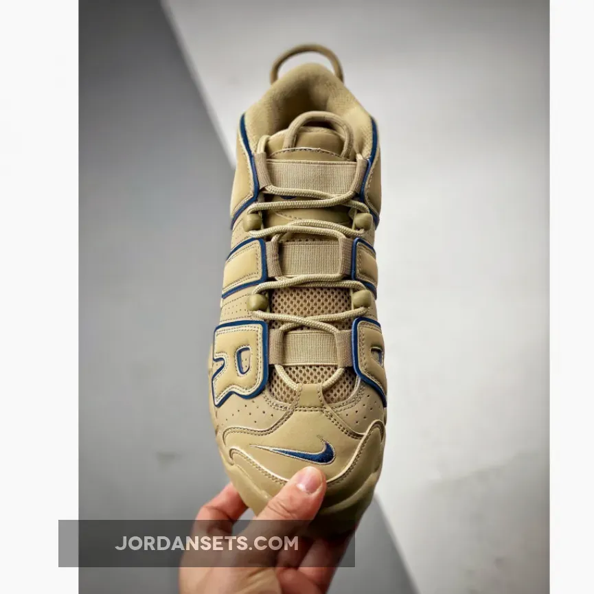 Nike Air More Uptempo Limestone/Valerian Blue / blue uptempo