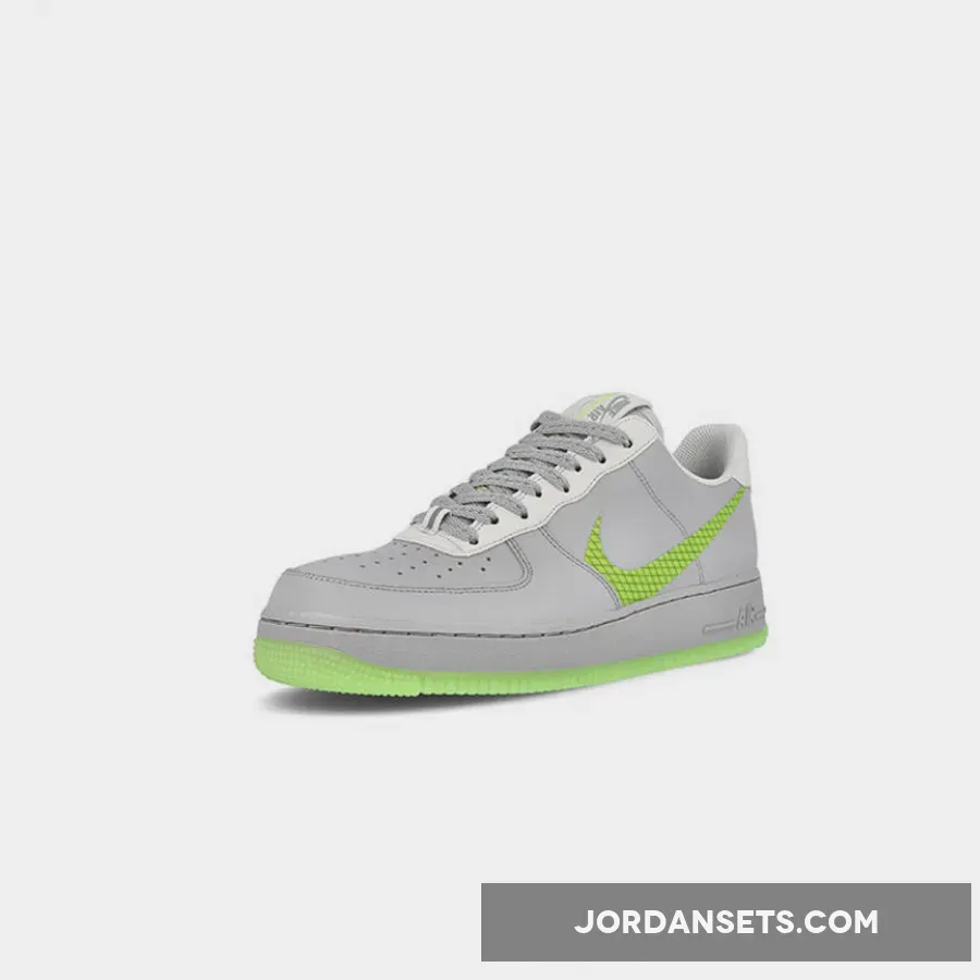 Nike Air Force 1 07 LV8 Grey Green CD0888-002 #air force 1 grey and green