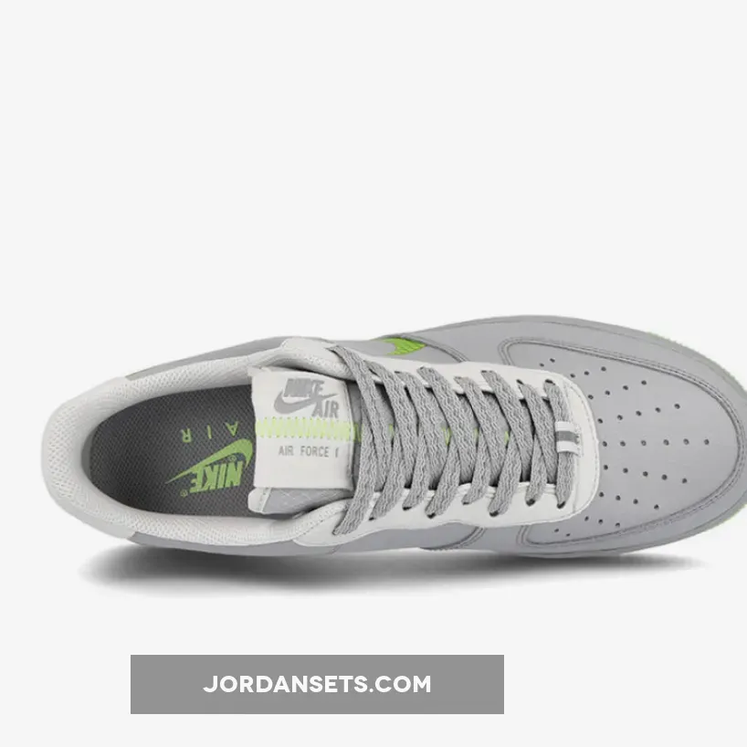 Nike Air Force 1 07 LV8 Grey Green CD0888-002 #air force 1 grey and green