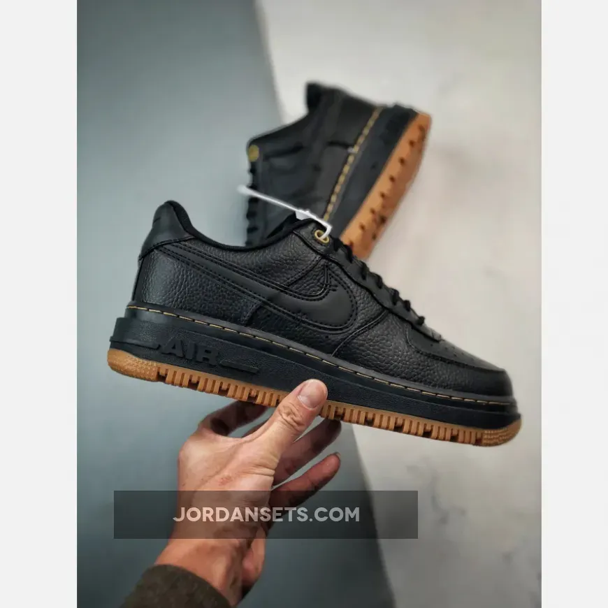 Nike Air Force 1 Luxe 'Black Gum' DB4109‑001 Restock Nike Air Force 1 Luxe 'Black Gum' DB4109‑001 Restock