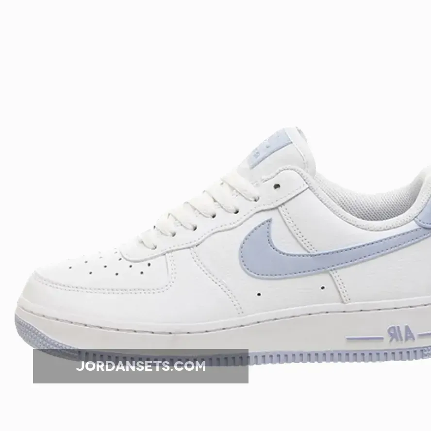 Nike Air Force 1 07 White Light Blue #air force one light blue