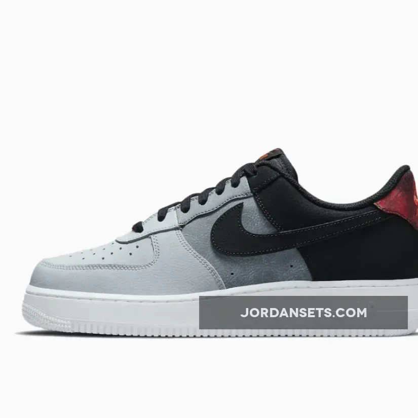 Nike Air Force 1 07 LV8 Black Smoke Grey CZ0337-001 #black smoke grey air force 1