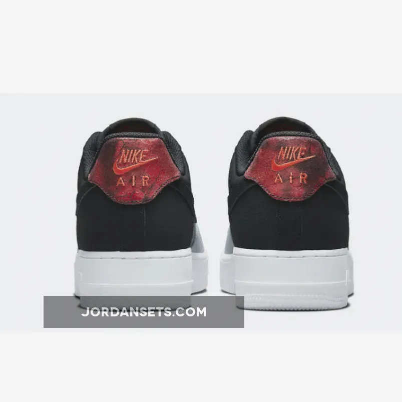 Nike Air Force 1 07 LV8 Black Smoke Grey CZ0337-001 #black smoke grey air force 1