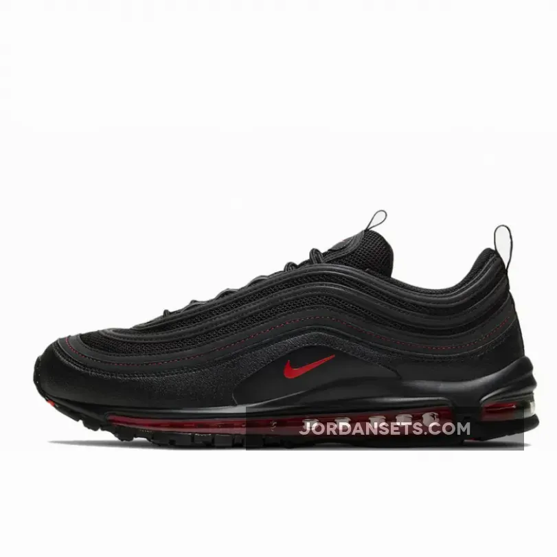 Nike Air Max 97 Black Smoke Grey Red black and university red