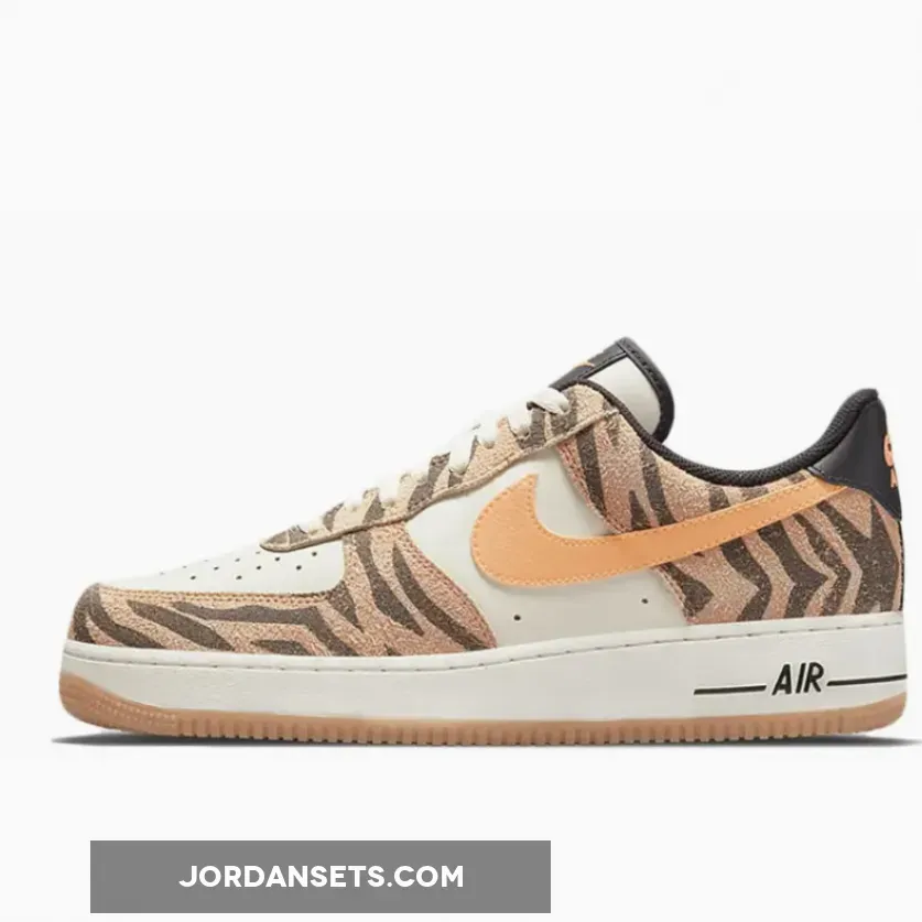 Nike Air Force 1 Low 'Daktari' Coconut Milk/Atomic Orange-Fuel Orange / air force 1 daktari