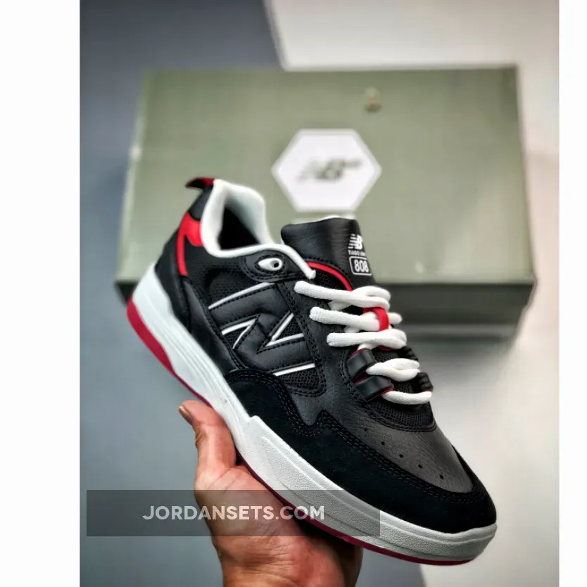 New Balance Numeric 808 Tiago Lemos Black Red - tiago lemos 808