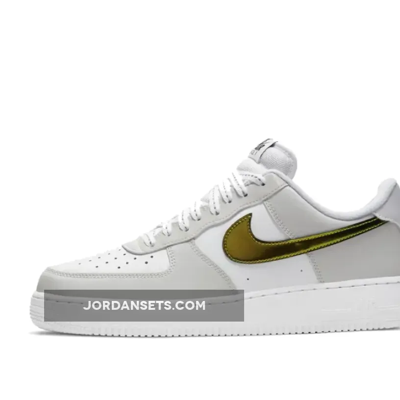 Nike Air Force 1 07 LV8 Grey Gold DC9029-100 summit white af1