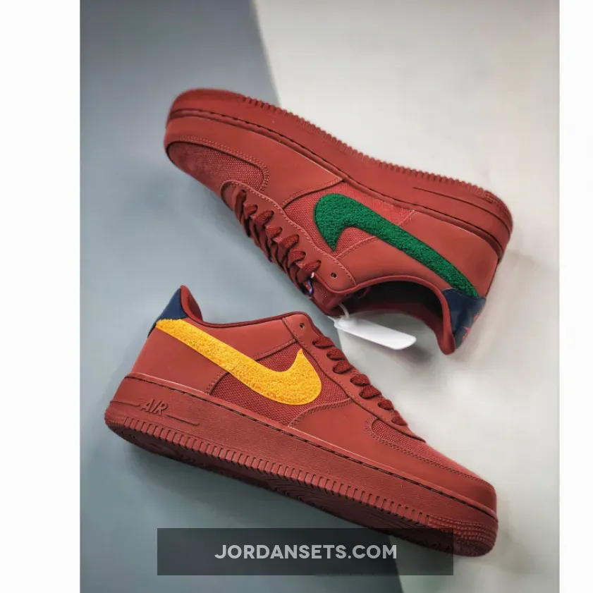 Nike Air Force 1 Low La Familia Redstone/Del Sol DV5153-600 - nike familia shoes