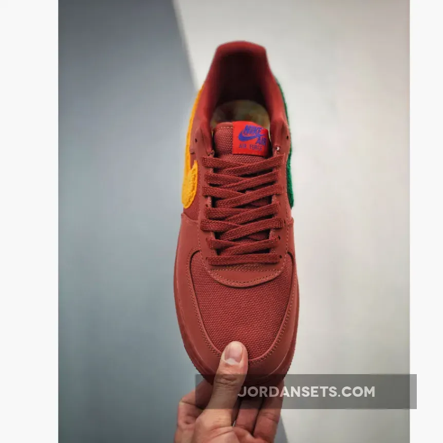 Nike Air Force 1 Low La Familia Redstone/Del Sol DV5153-600 - nike familia shoes