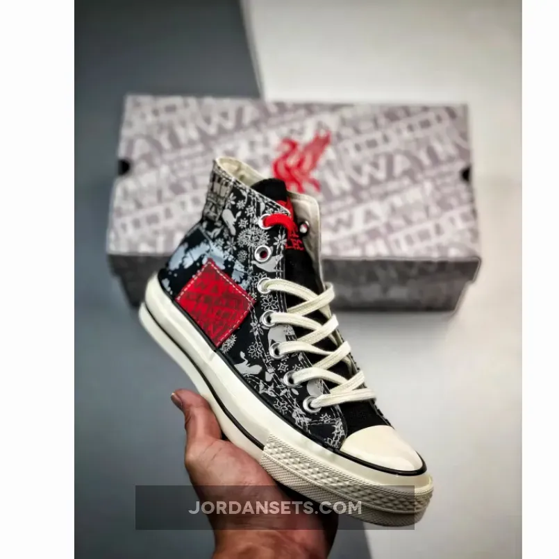 LFC x Converse Chuck 70 Black/Egret/Tomato A05964C