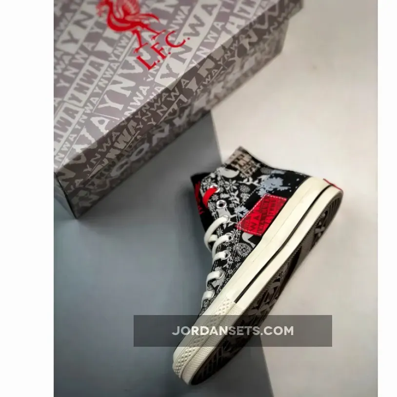 LFC x Converse Chuck 70 Black/Egret/Tomato A05964C