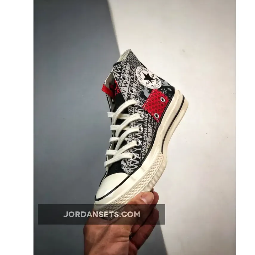 LFC x Converse Chuck 70 Black/Egret/Tomato A05964C