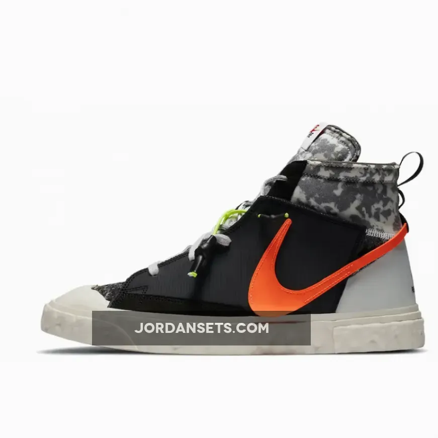 Readymade X Blazer Mid 'Black Camo' Vast Grey/Volt/Total Orange readymade blazers