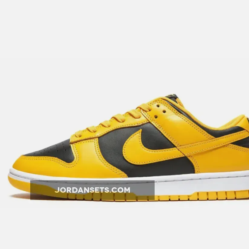 Nike Dunk Low 'Goldenrod' Black/Goldenrod-White / nike dunks yellow black