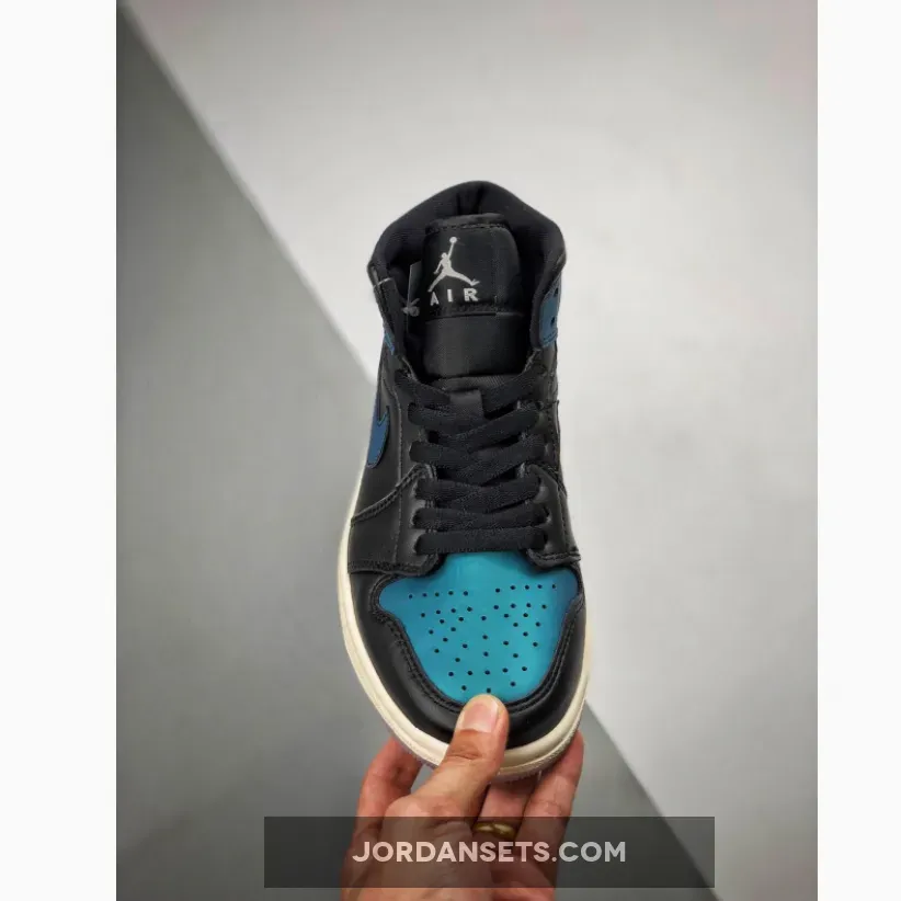 Air Jordan 1 Mid 'Iridescent Black' BQ6472-009 Discount