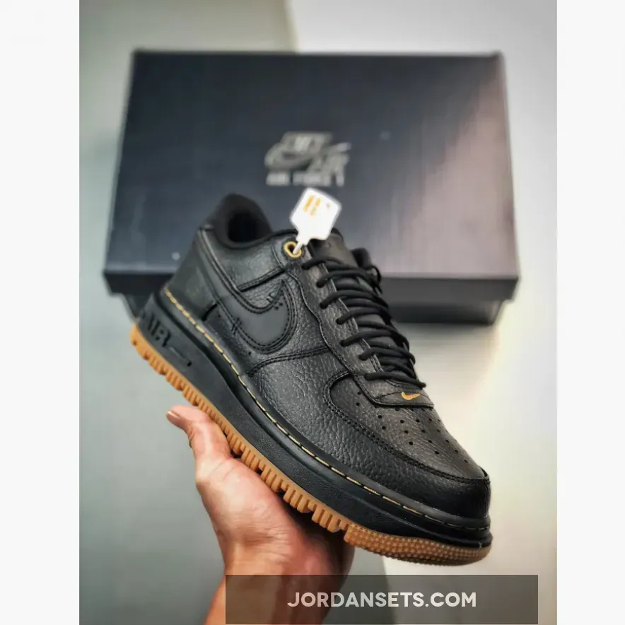 Nike Air Force 1 Luxe 'Black Gum' DB4109‑001 Restock