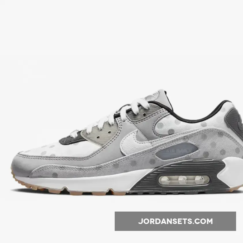 Nike Air Max 90 Venn Diagram White Polka CZ1929-100 nike air max 90 white polka dot