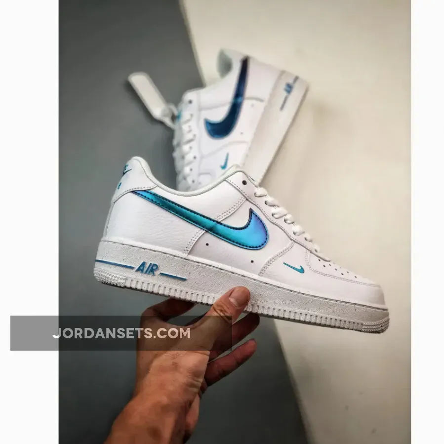Nike Air Force 1 Low White Iridescent Blue | BLUE AIR FORCE FD0677-100 Nike Air Force 1 Low White Iridescent Blue | BLUE AIR FORCE FD0677-100