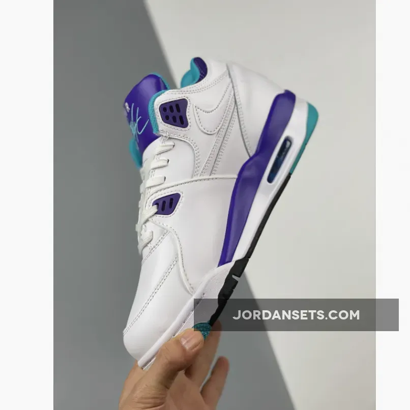 Nike Air Flight '89 White/Dark Concord-Hyper Jade 306252-113 New Releases