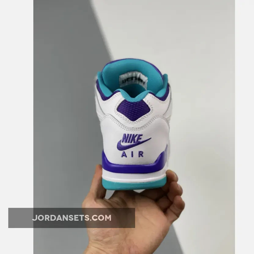 Nike Air Flight '89 White/Dark Concord-Hyper Jade 306252-113 New Releases