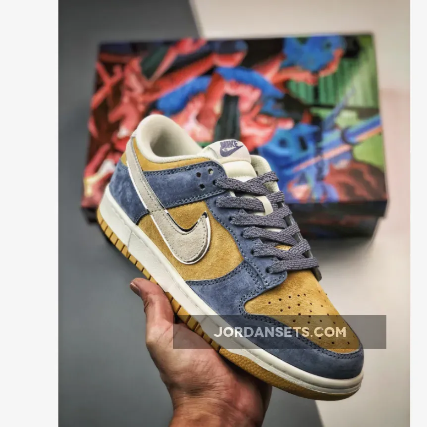 Nike Dunk Low Blue Brown - nike dunk low brown blue