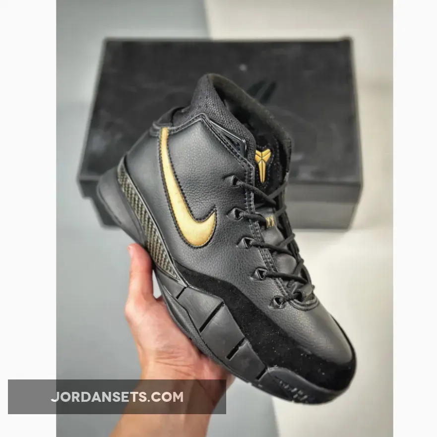 Nike Kobe 1 Protro "Mamba Day" Black Metallic Gold
