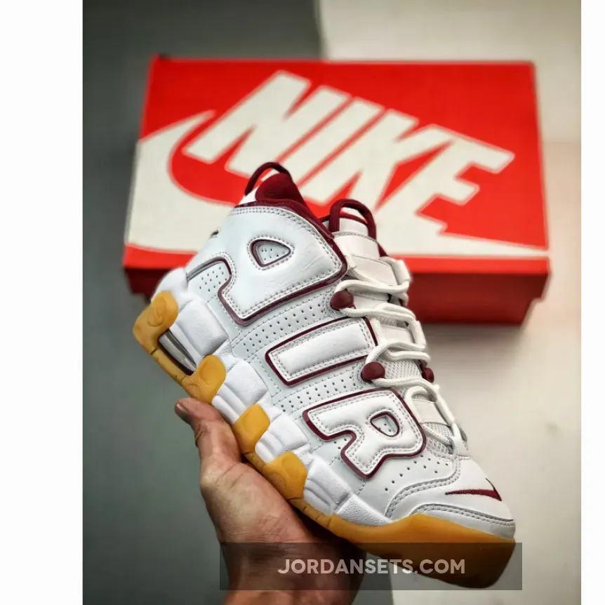 Nike Air More Uptempo White Team Red Gum FJ2846-100