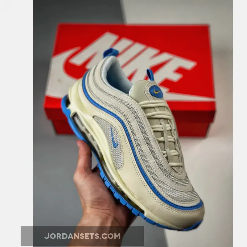 Blue Nikeys / Nike Air Max 97 Athletic Department Sail Blue