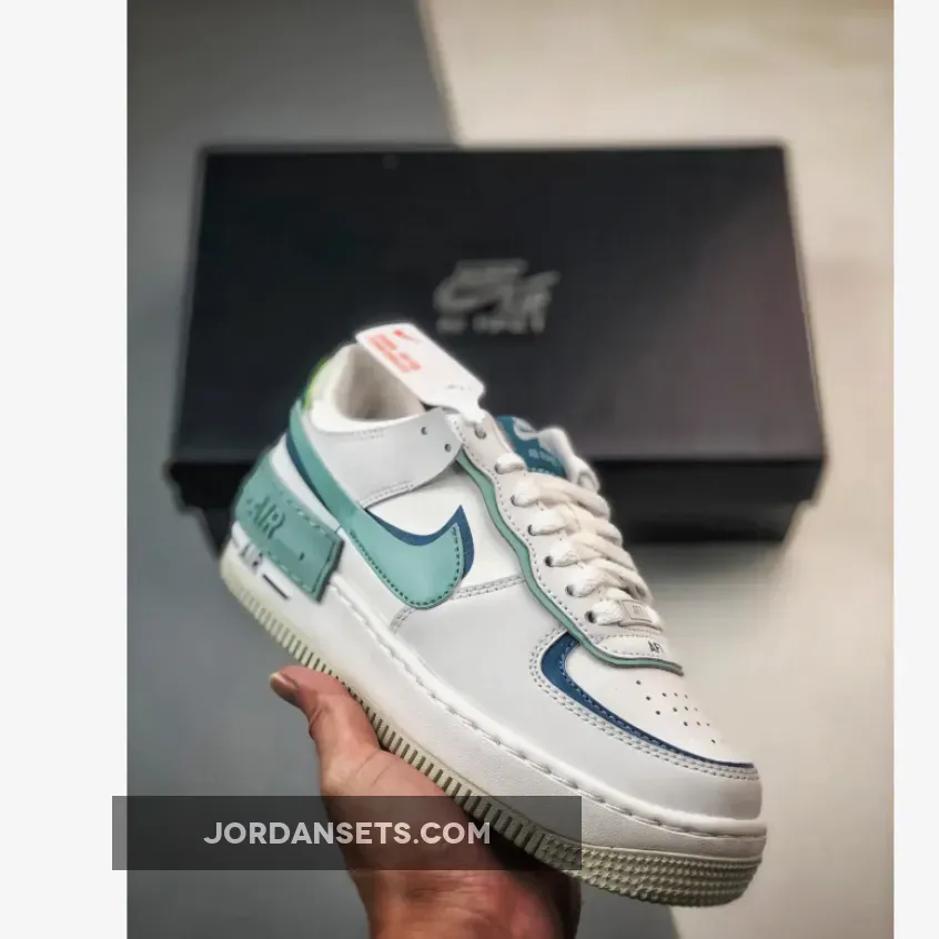 Nike Air Force 1 Shadow White Blue Whisper / Af1 White DZ1847-101