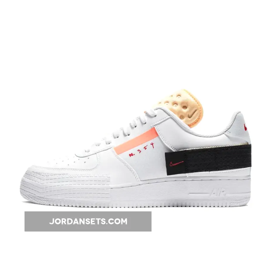 Nike Air Force 1 Type White Melon Tint CZ7107-100 Brand New