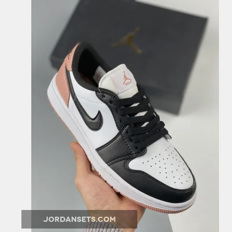 Air Jordan 1 Low Golf Rust Pink DD9315-106 / jordan 1 low golf pink