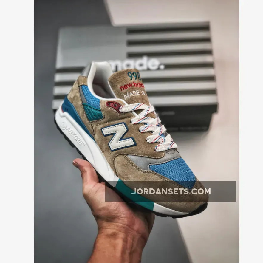 New Balance 998 'Classics' Sand Light Blue M998CSB Restock