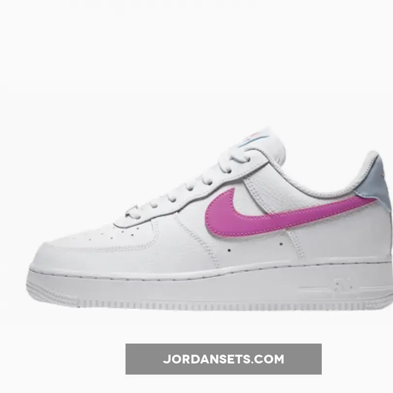 Nike Air Force 1 '07 White Fire Pink For Womens CT4328-101 / fire air forces