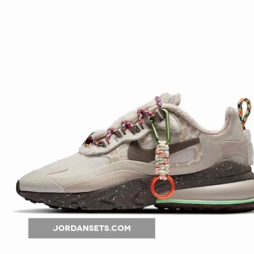 Nike Air Max 270 React Light Tan Baroque Brown DC3277-181 / brown 270 nike