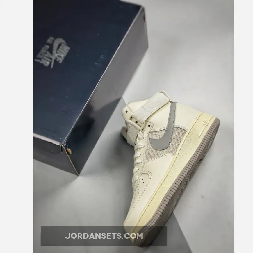 Nike Air Force 1 High Vintage Sail/Medium Grey-Light Bone-Coconut Milk | VINTAGE AF1 Nike Air Force 1 High Vintage Sail/Medium Grey-Light Bone-Coconut Milk | VINTAGE AF1