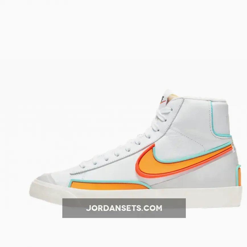 Wmns Blazer Mid '77 'Inifinite Kumquat' White/Aurora Green/Bright Crimson DC1746-100 To Buy