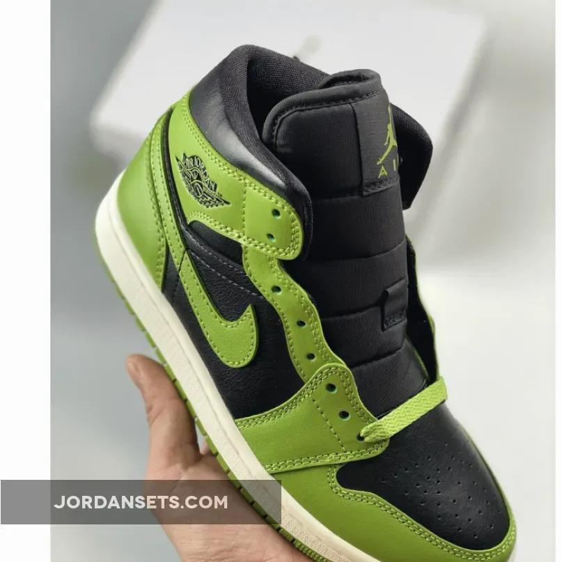 Air Jordan 1 Mid Black/Green BQ6472-031 Restock