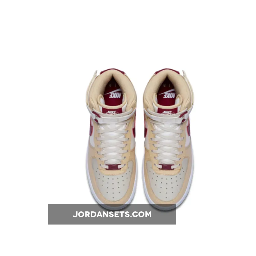 Nike Air Force 1 High White Onyx/Noble Red-Pale Ivory / air force 1 mars