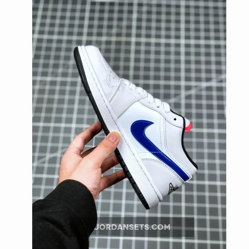 Jordan 1 Low Multicolored Air Jordan 1 Low - Swoosh White/Multi-Color/Black AJ1